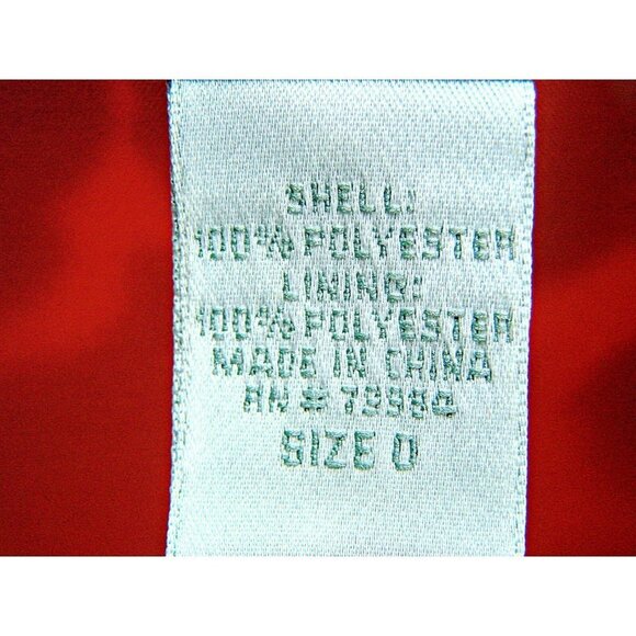 Chicos Leopard Animal Print Open Front Blazer Jacket With Red Trim Size 0 XS 4/6 - Picture 5 of 10